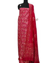 Cotton Dupion Batik Print Suit SILK ZONE